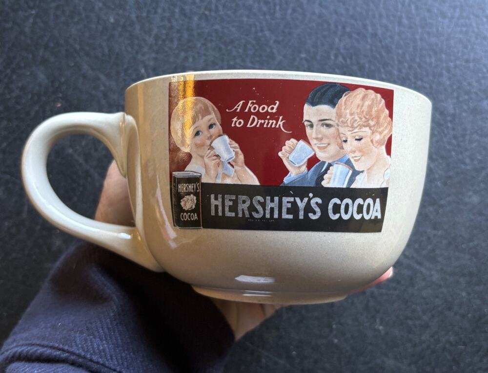 Houston Harvest Gift Products Hershey's Cocoa Vintage Oversize Ceramic Mug Cup
